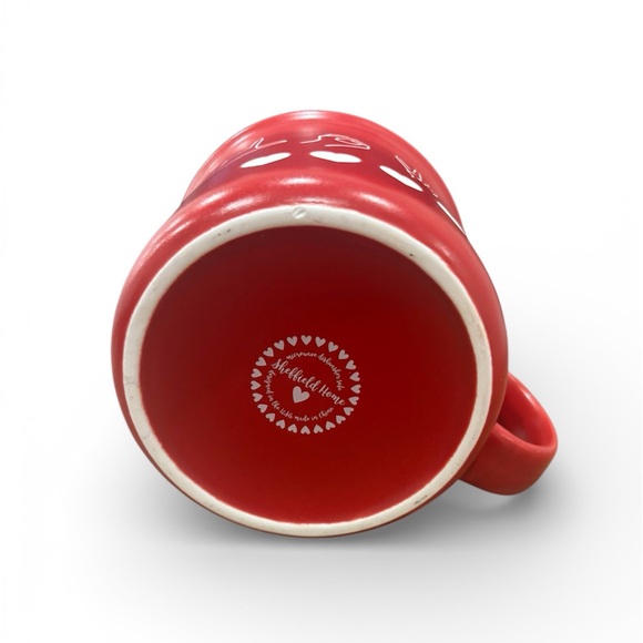 Red Heart Love Language Mug NWOT - Picture 4 of 4